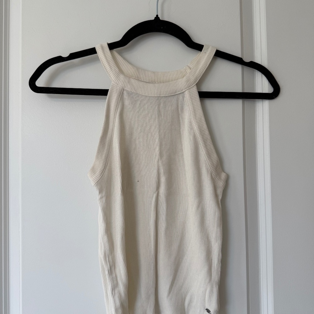 American Eagle white tank